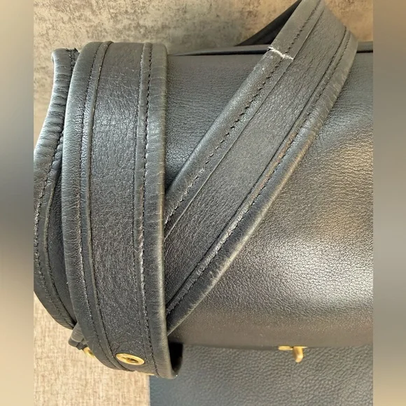 🖤 Vintage Coach Stewardess Crossbody Bag | Black |9525 | 2001 | Costa Rica - Picture 5 of 11